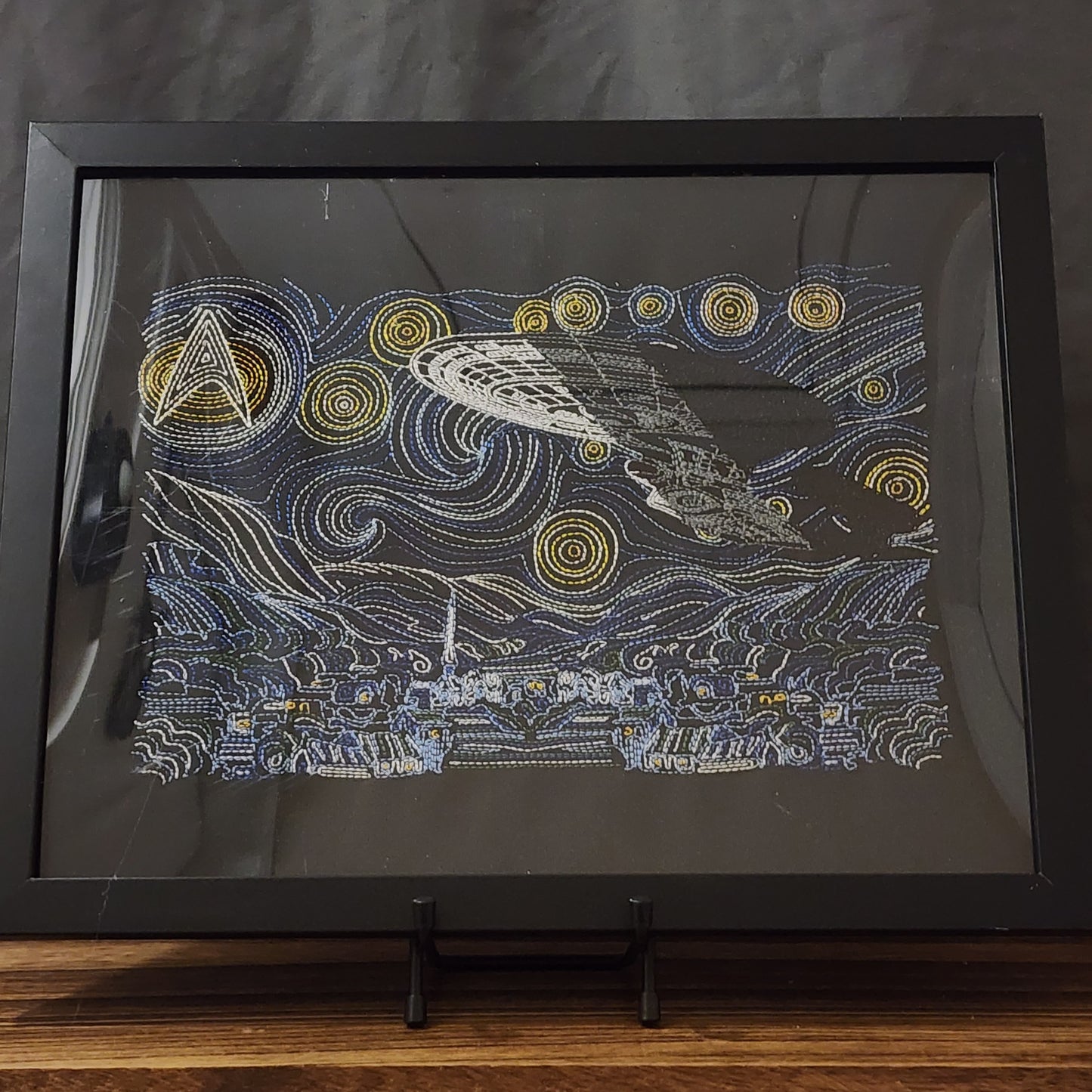 Starry New School Exploration Artwork