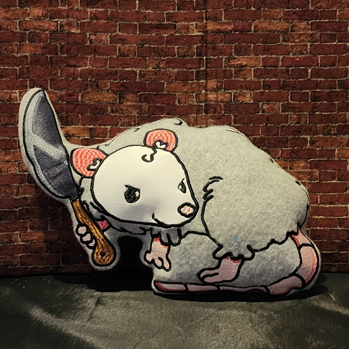 Possum with a Knife