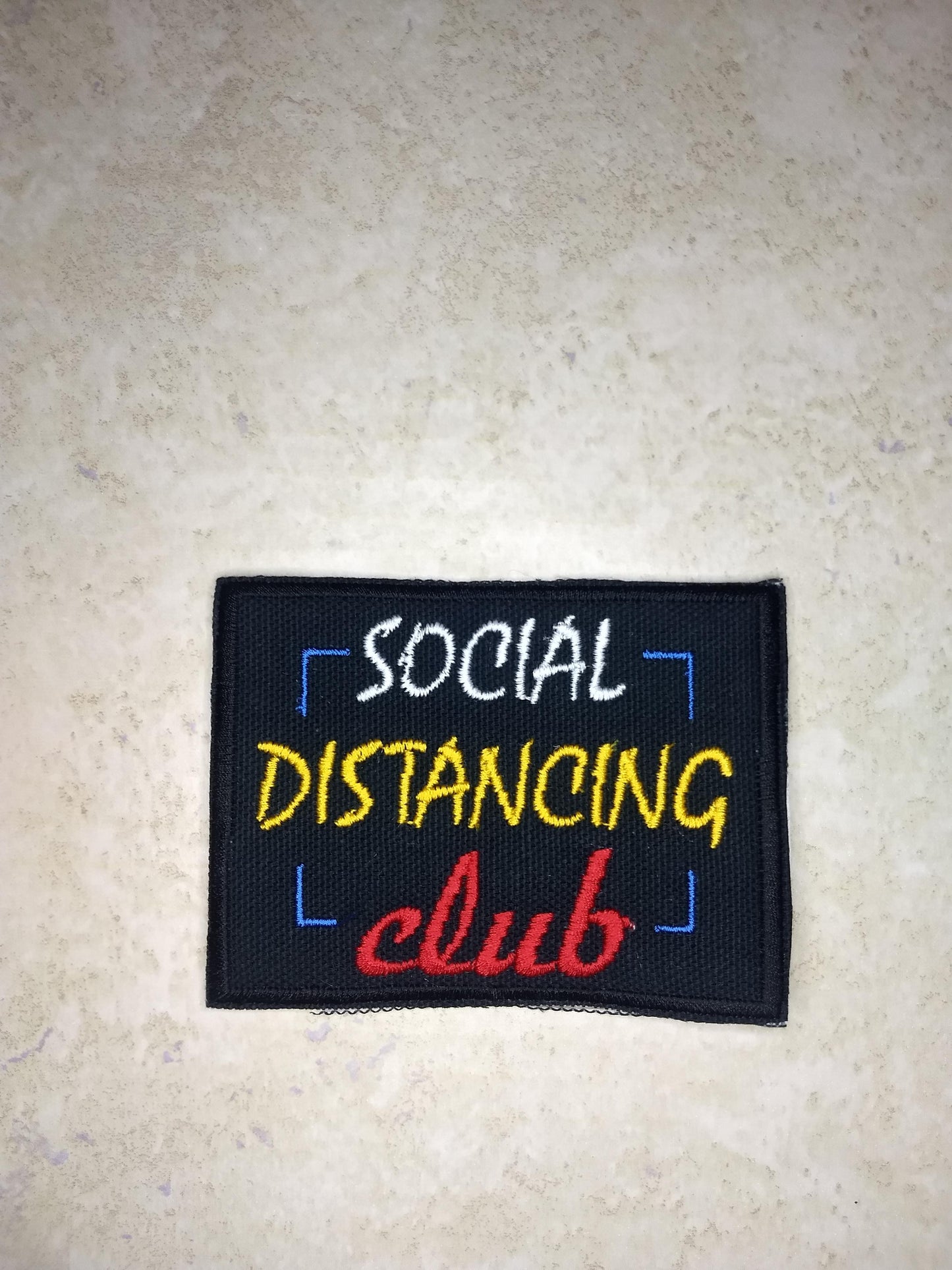 Social Distance Club Patch