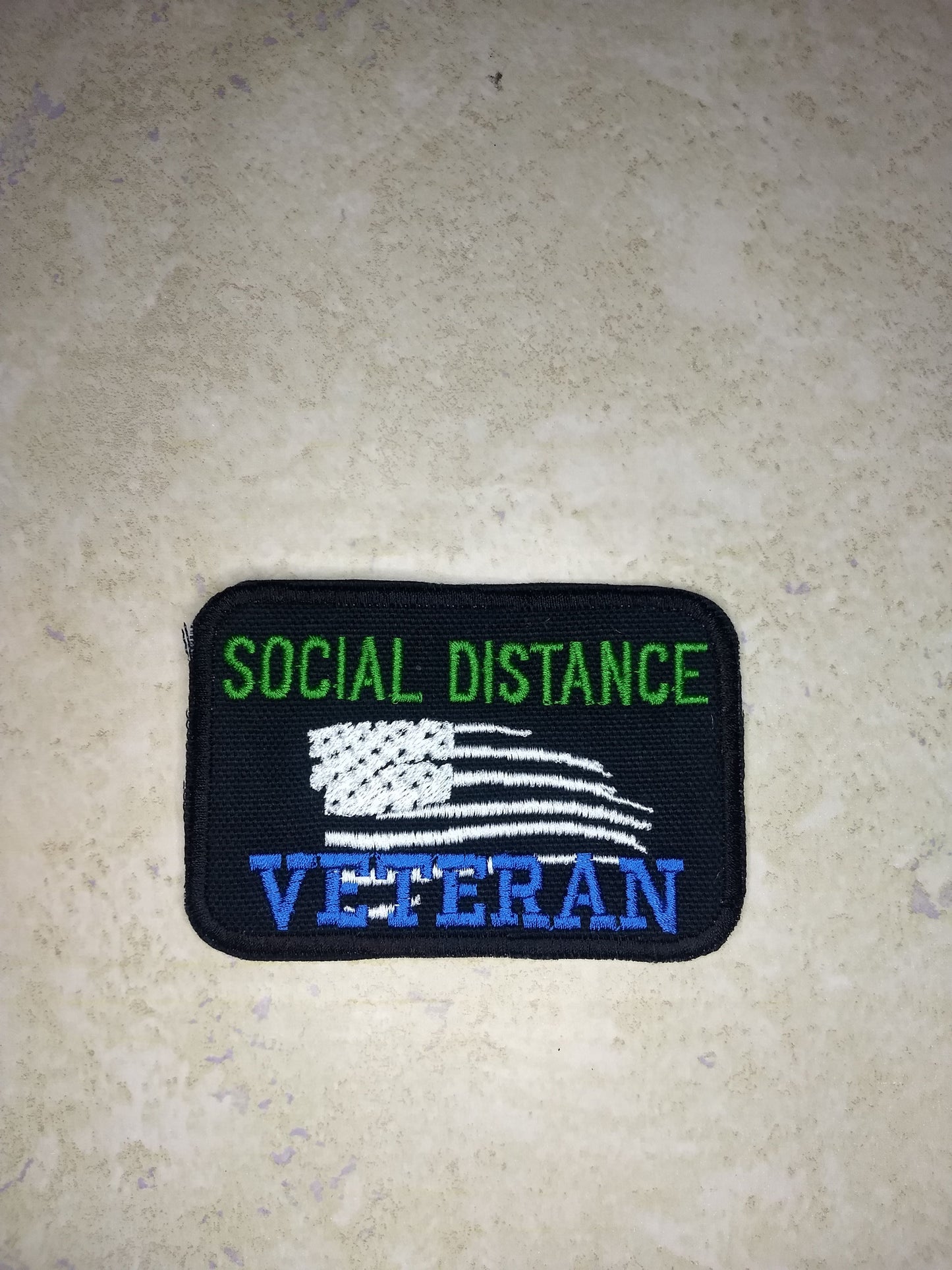 Social Distance Veteran Patch