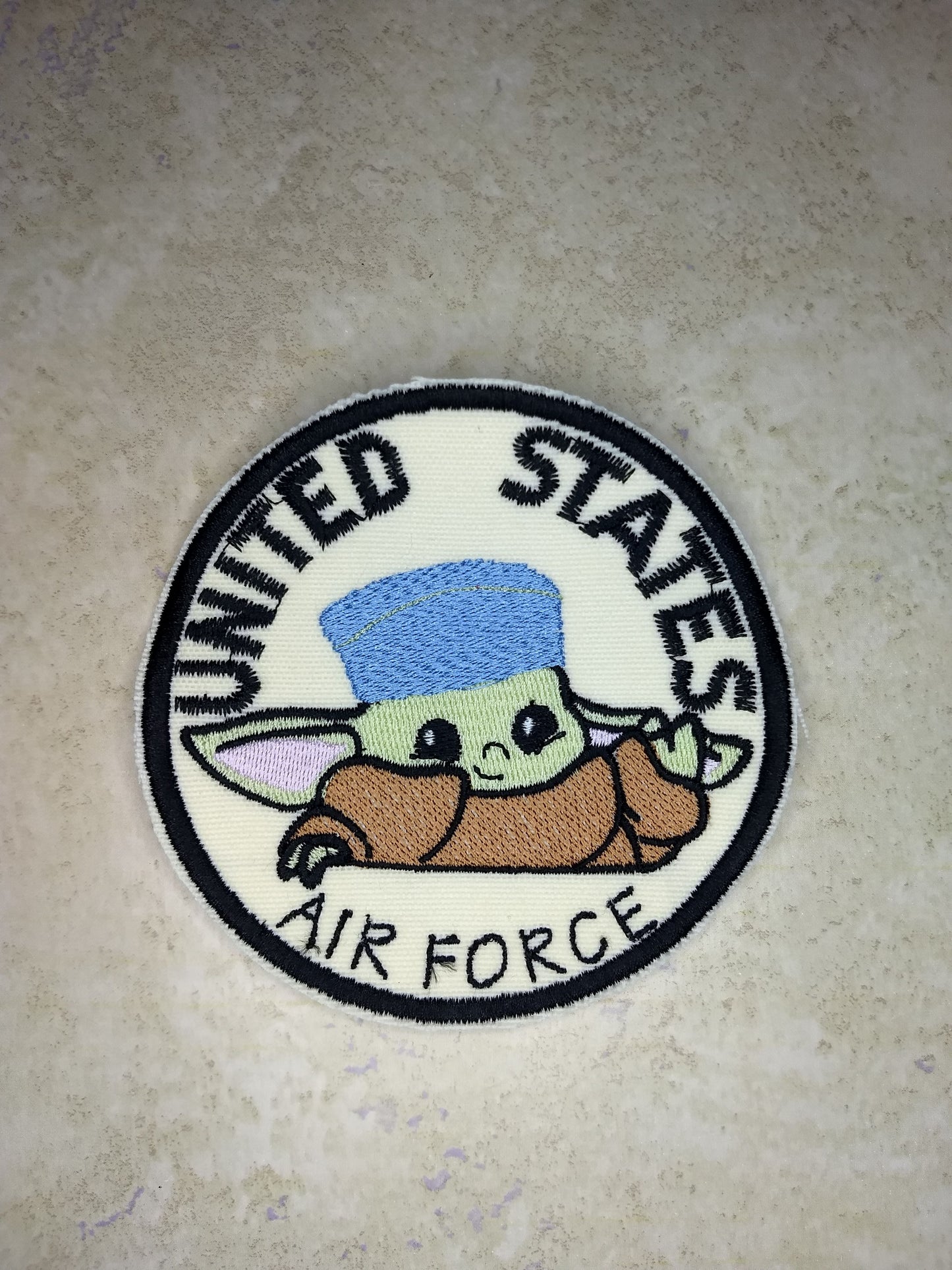 Air Force Baby Yoda Patch