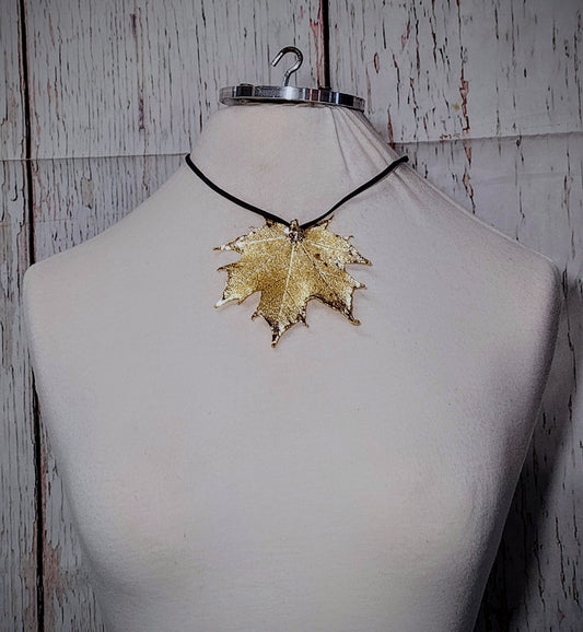 Gold Leaf Necklace