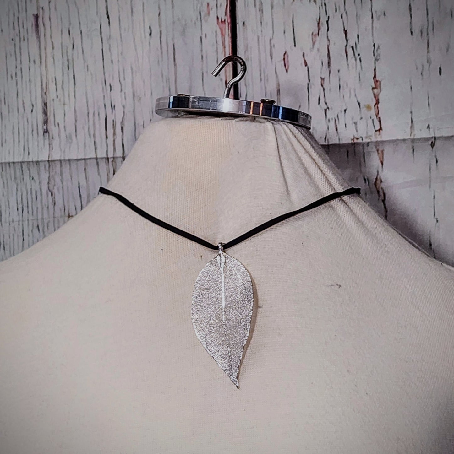 Silver Leaf Necklace