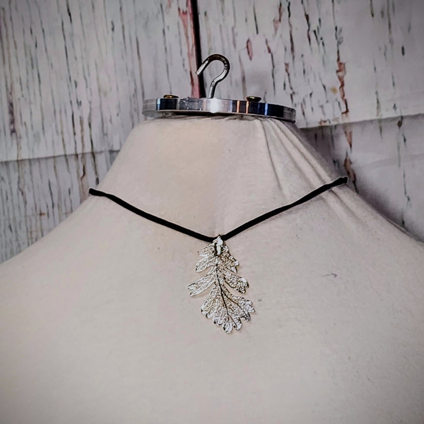 Silver Leaf Necklace