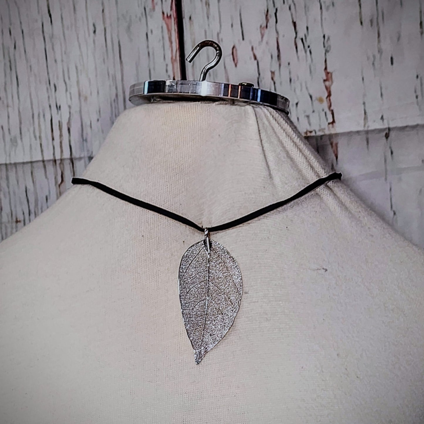Silver Leaf Necklace