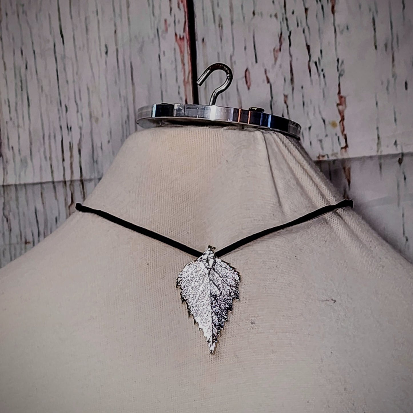 Silver Leaf Necklace