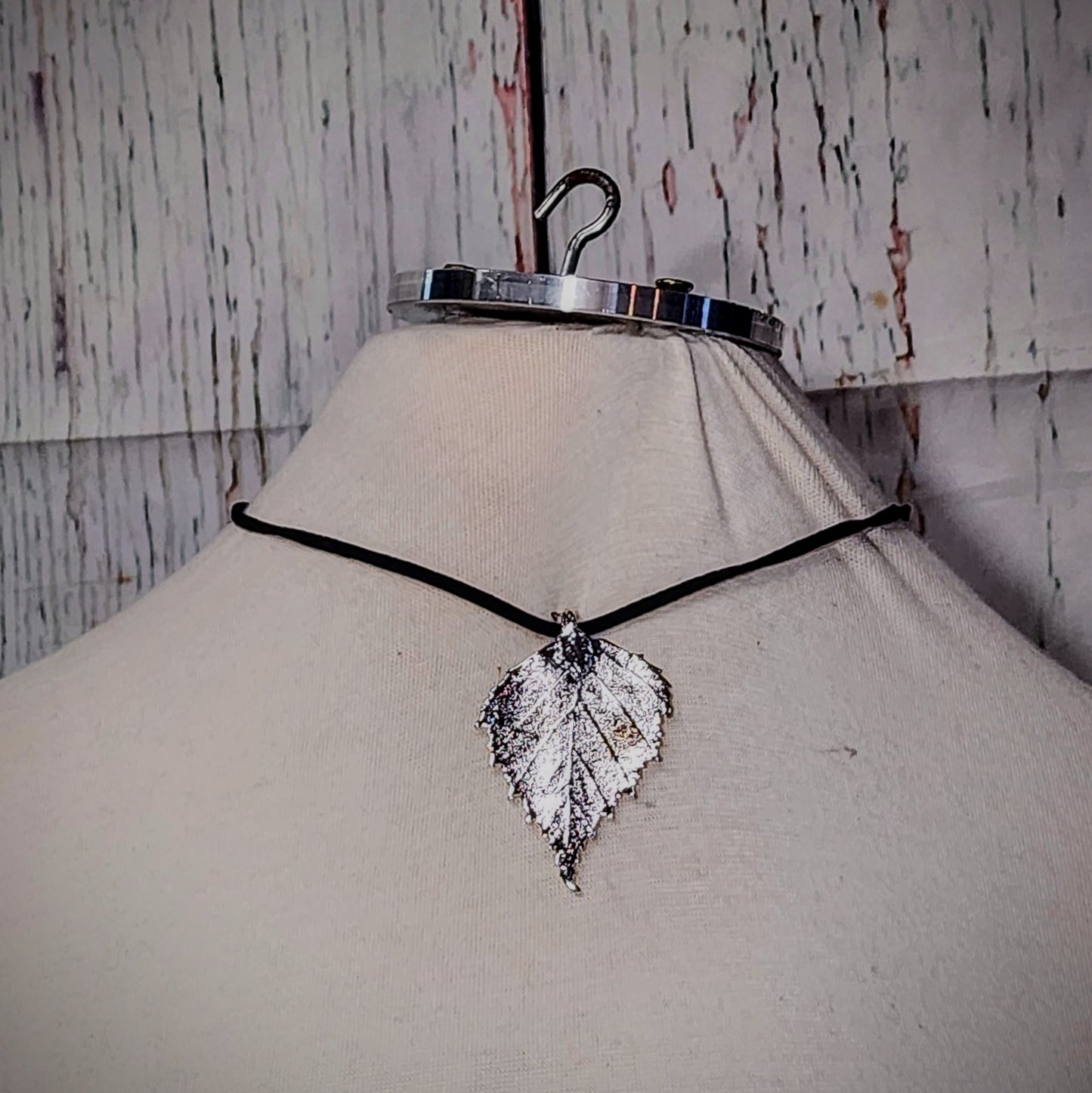Silver Leaf Necklace