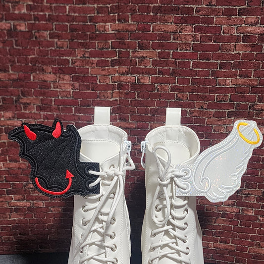 Good vs. Evil Shoe wings