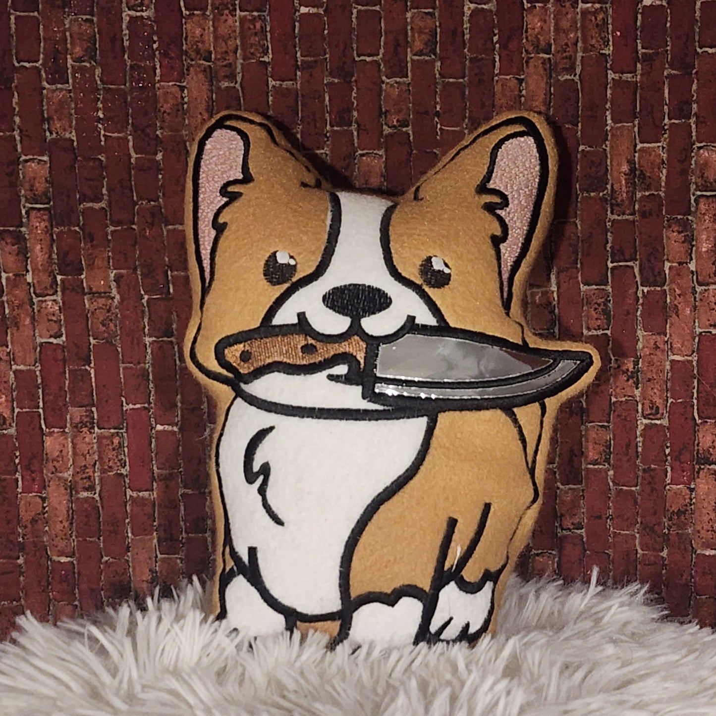 Killer Corgi Stuffie