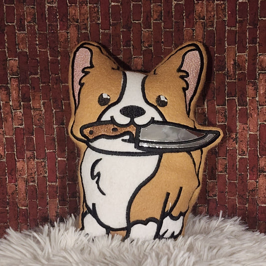 Killer Corgi Stuffie