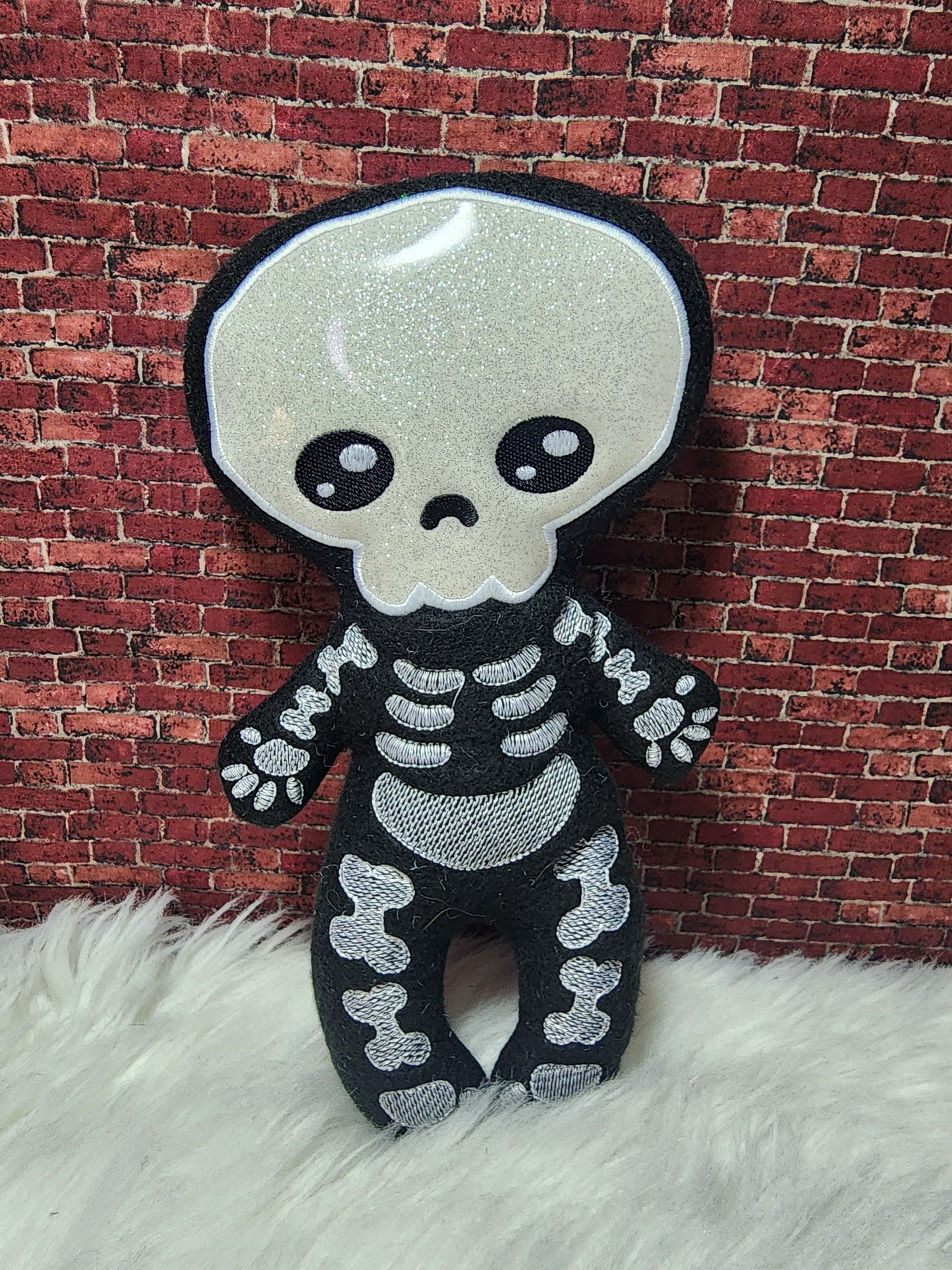 skeleton plushie