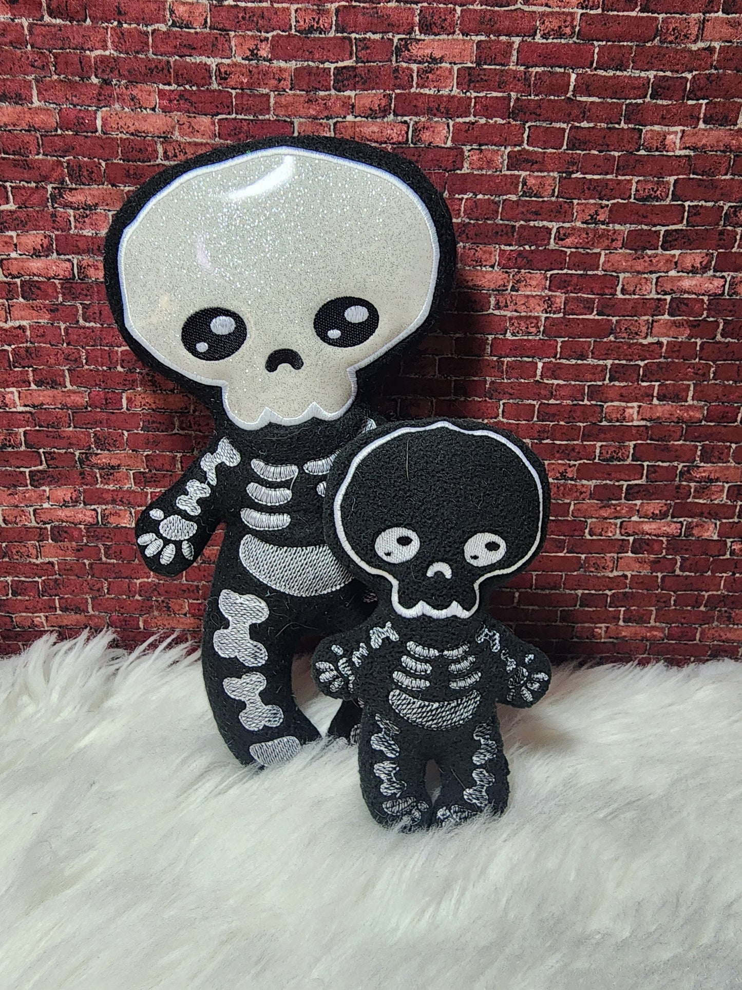 skeleton plushie