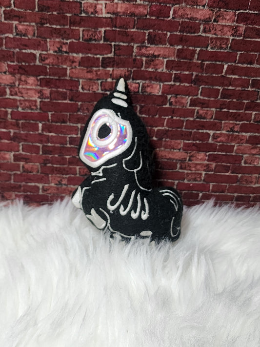 skeleton unicorn plushie