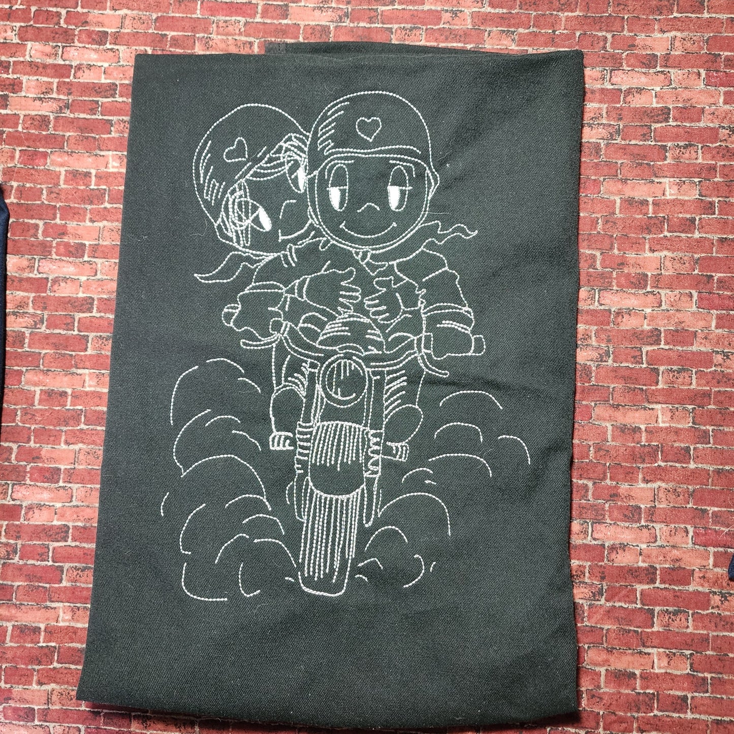 Love is Riding together - Embroidery Pattern