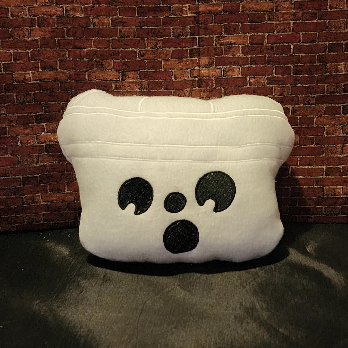 Ghost trick or treat bucket plushie