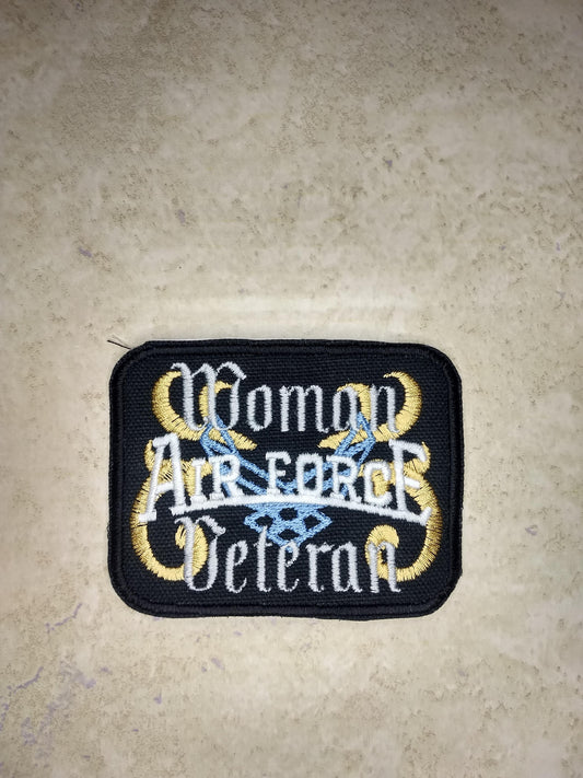 Woman Air Force Veteran Patch