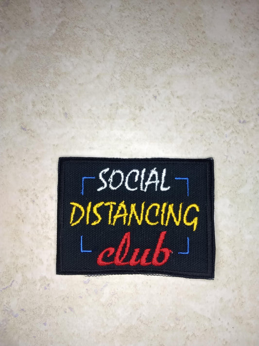 Social Distance Club Patch