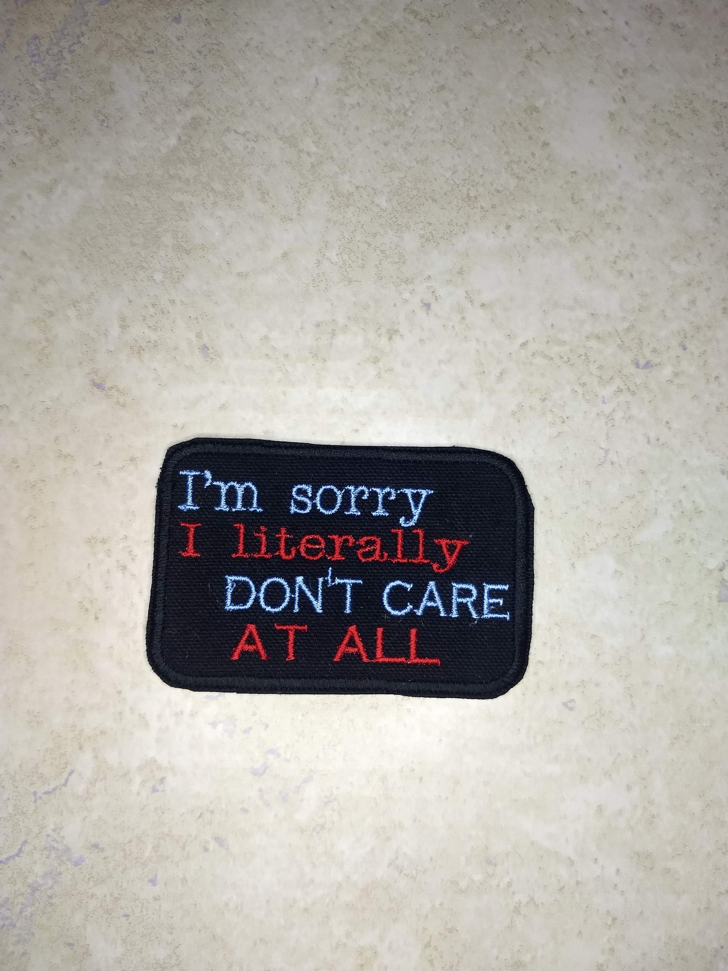 Don't Care At All Patch