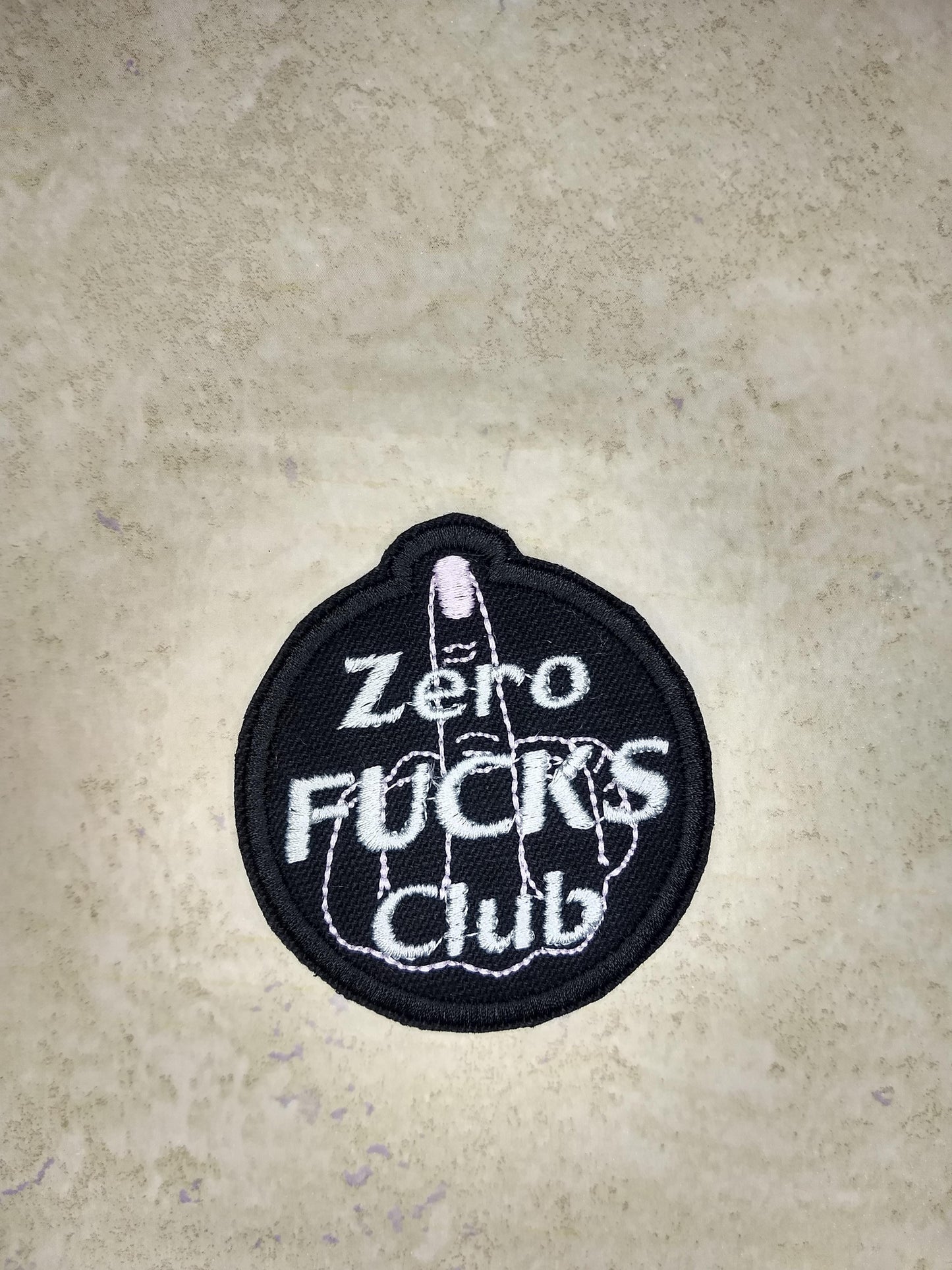 Zero F's Club Patch