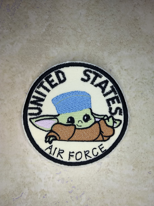 Air Force Baby Yoda Patch