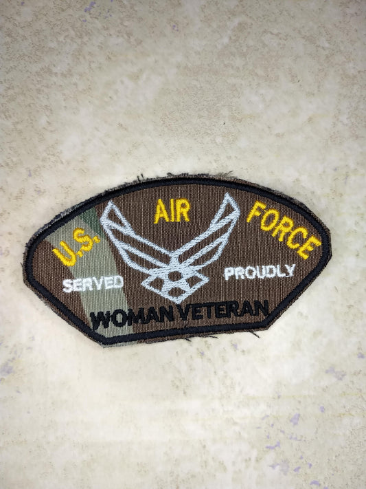 Woman Veteran Ball Cap Patch