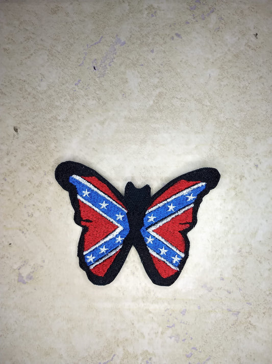 Virginia Battle Flag Butterfly Patch